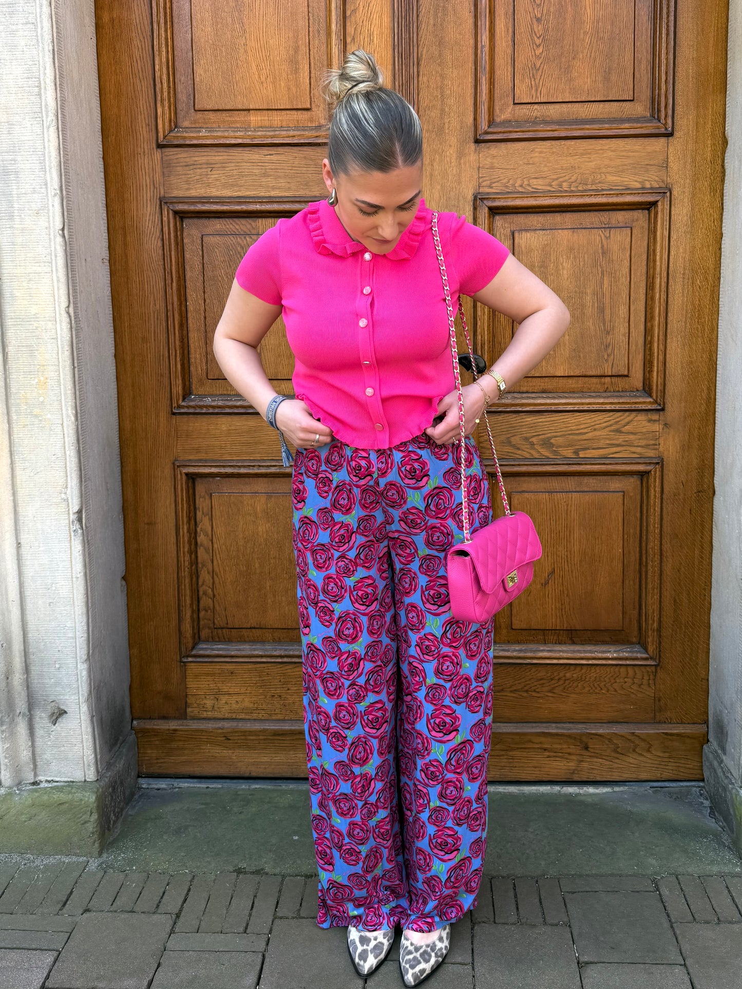 Harper & Yve Pants Riley Iconic Rose