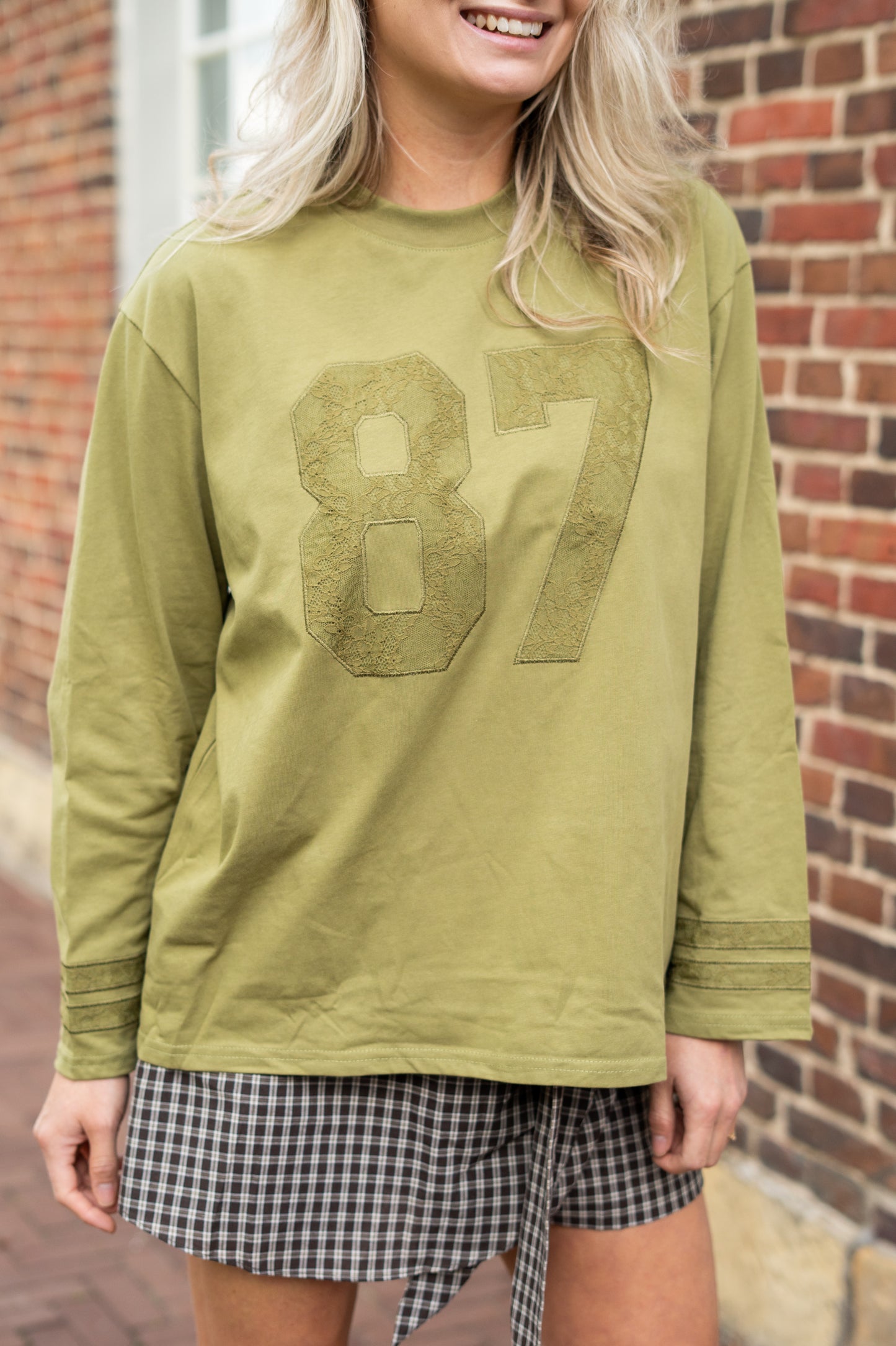 Longsleeve 87 olijfgroen