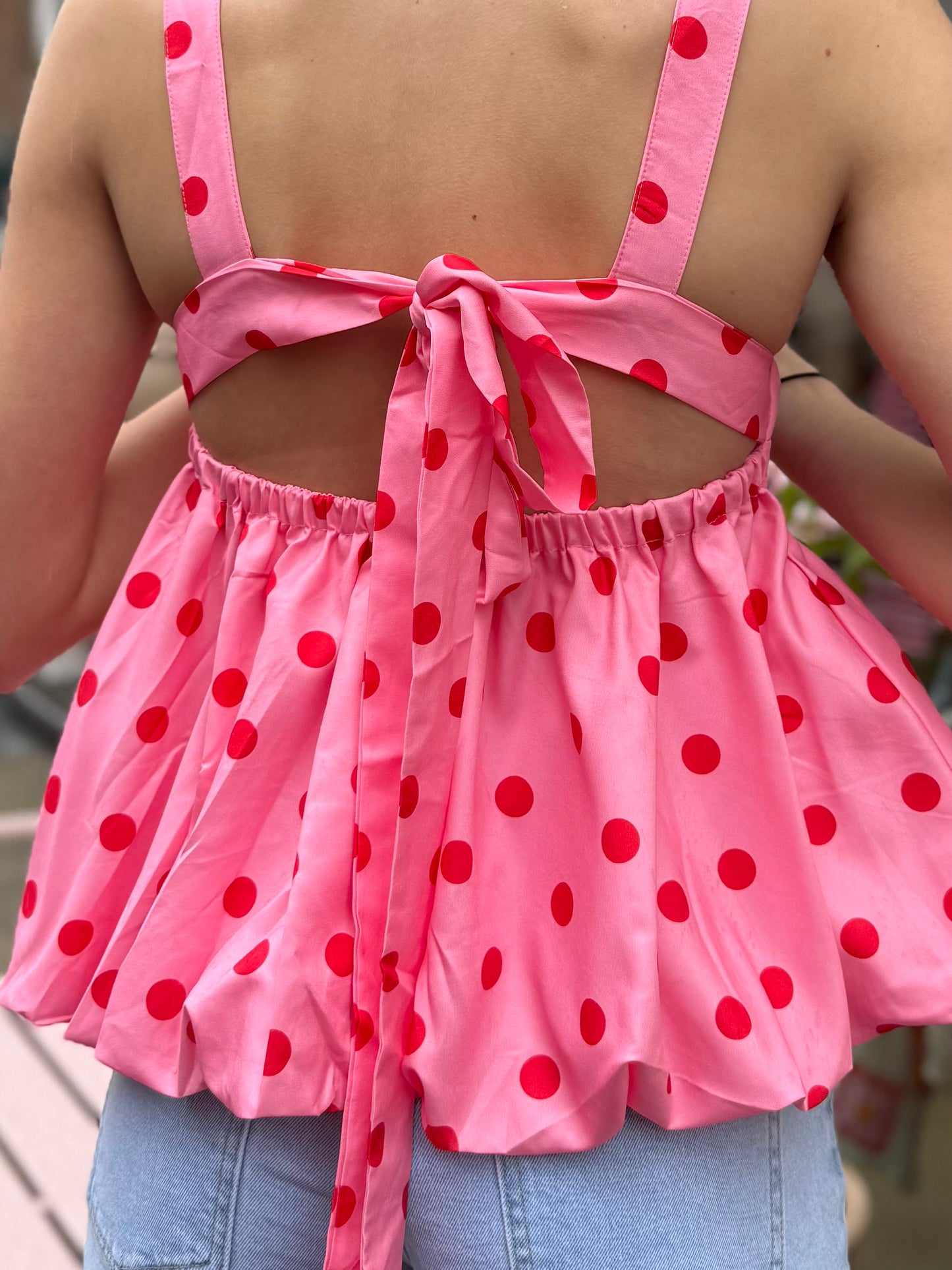 Top Jaimely Dots Roze