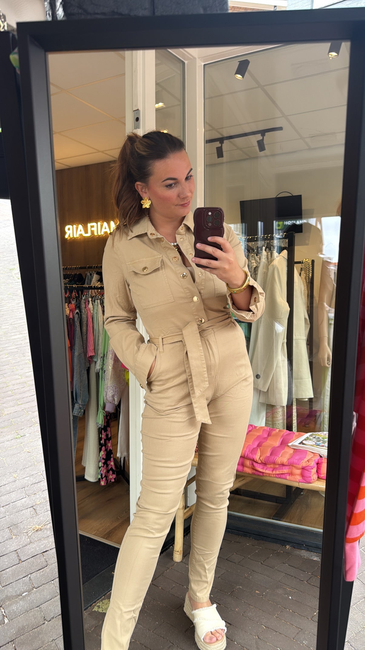 Jumpsuit Maud Beige