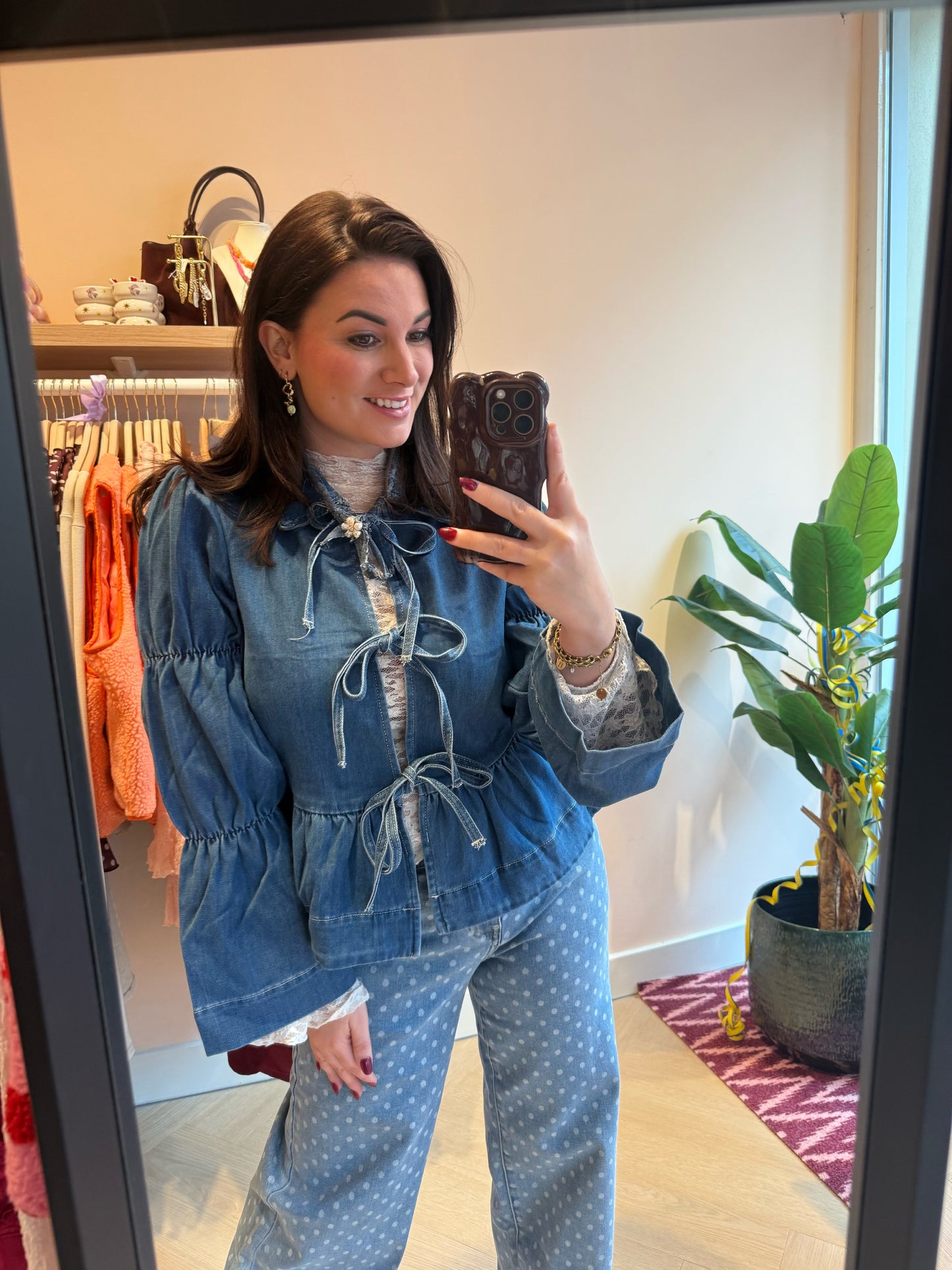 Blouse Chloe Denim Strik