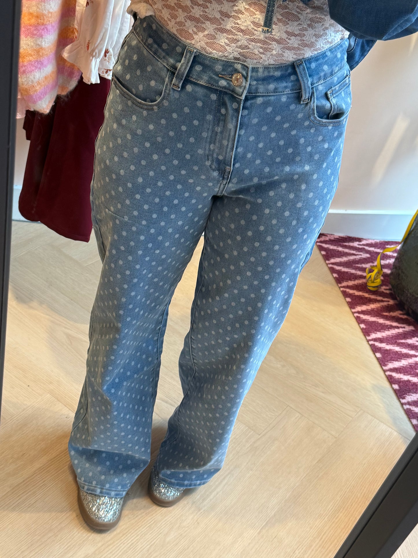 Jeans Anna Stip Blue