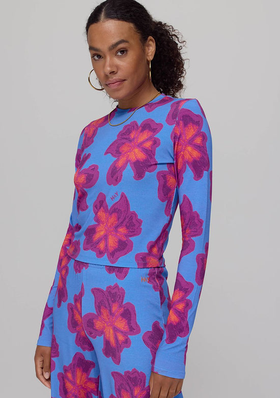 Harper & Yve Pants Jane Bold Flower Wild Aster