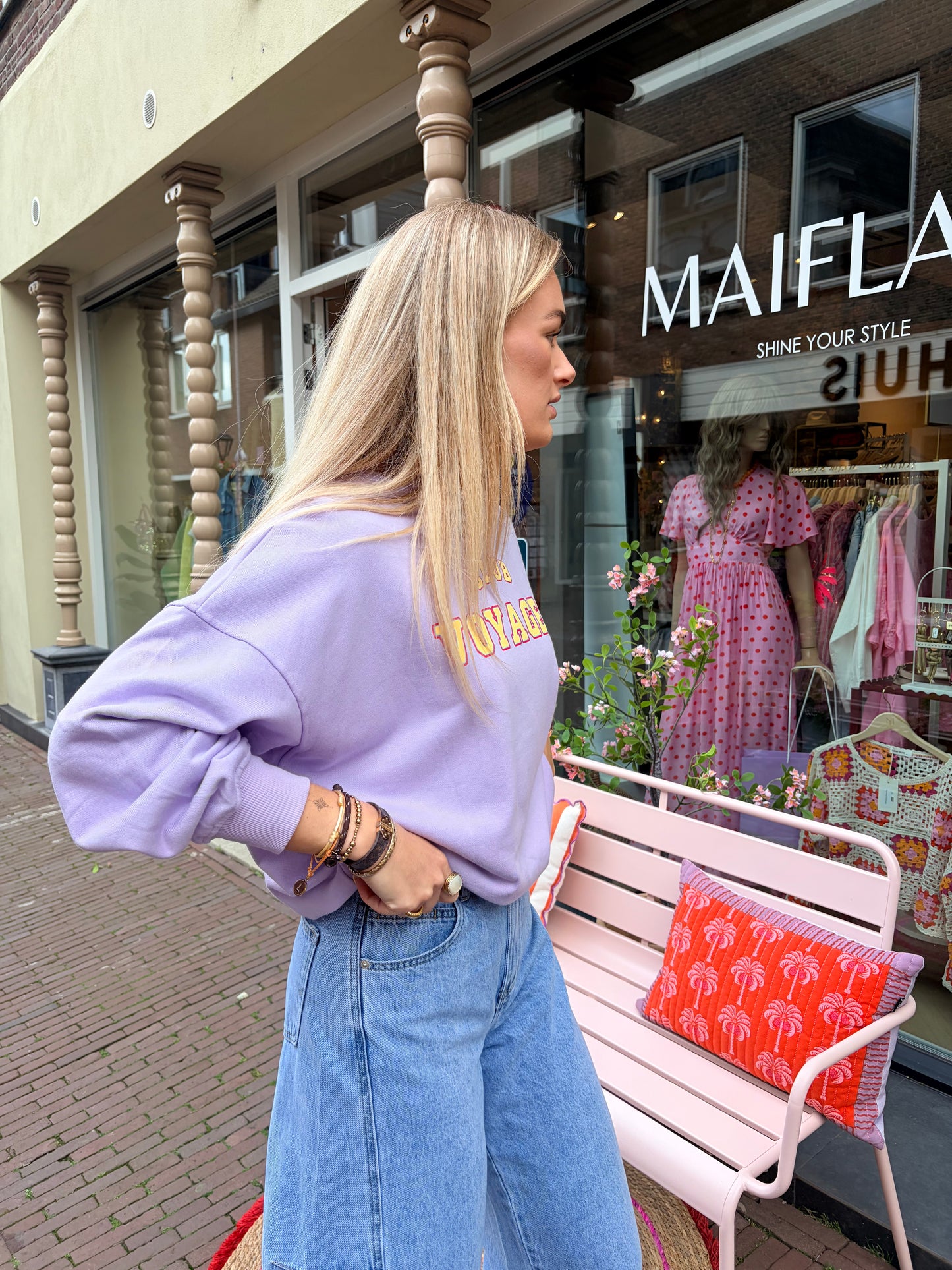 Sweater Club Voyage Lila