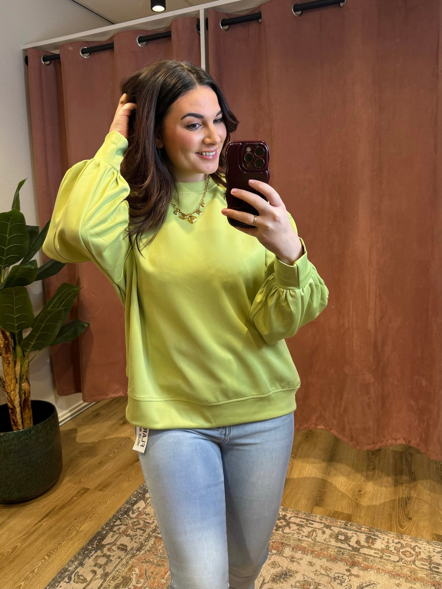 Trui Maggy Oversized Lime