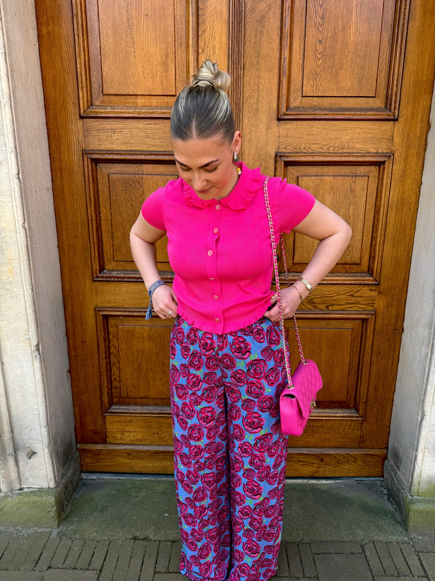 Harper & Yve Pants Riley Iconic Rose