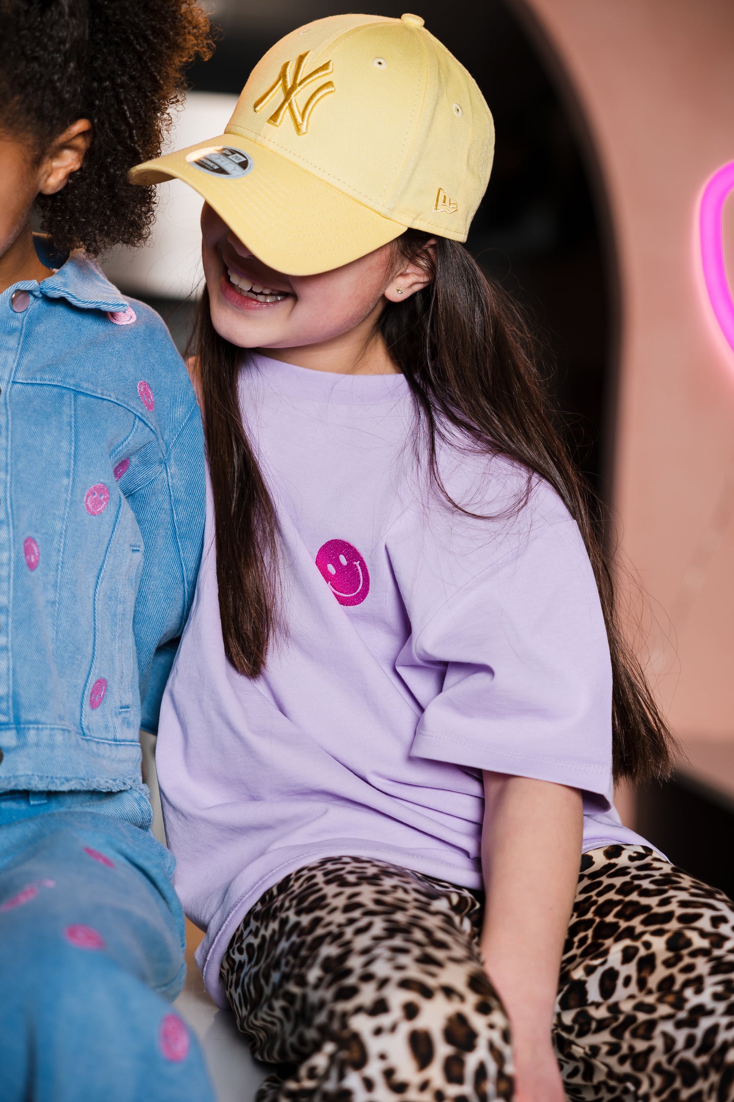 Salty Smiley Tee - Lila