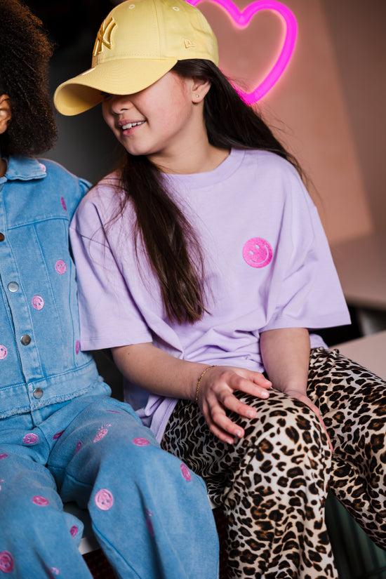 Salty Smiley Tee - Lila