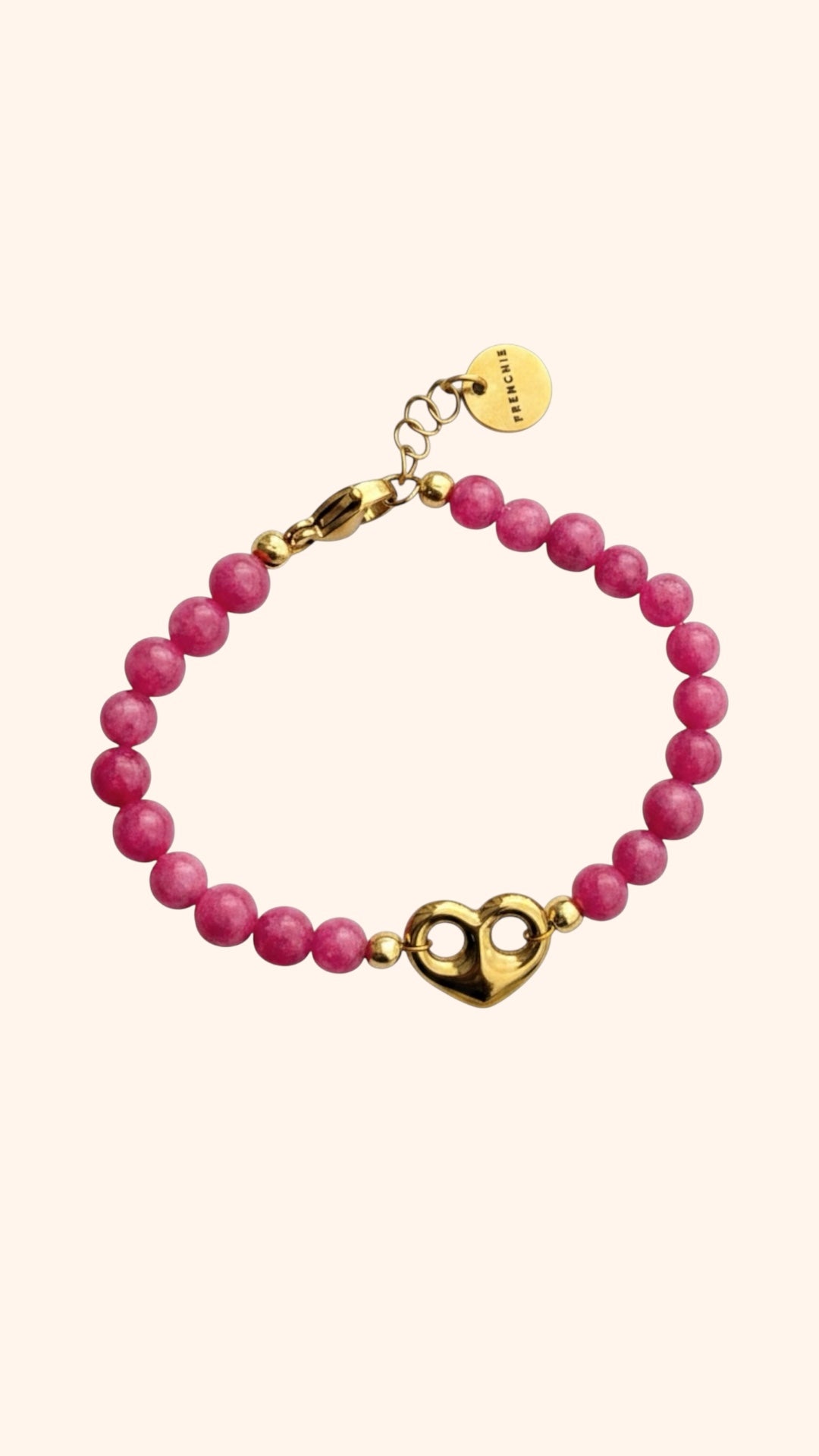 Bracelet Rosa Amore - Studio Frenchie X Milou Pasman