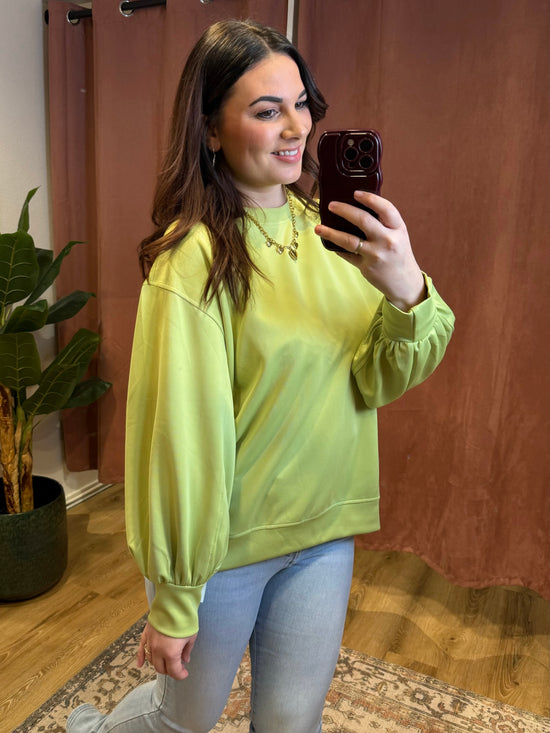 Trui Maggy Oversized Lime