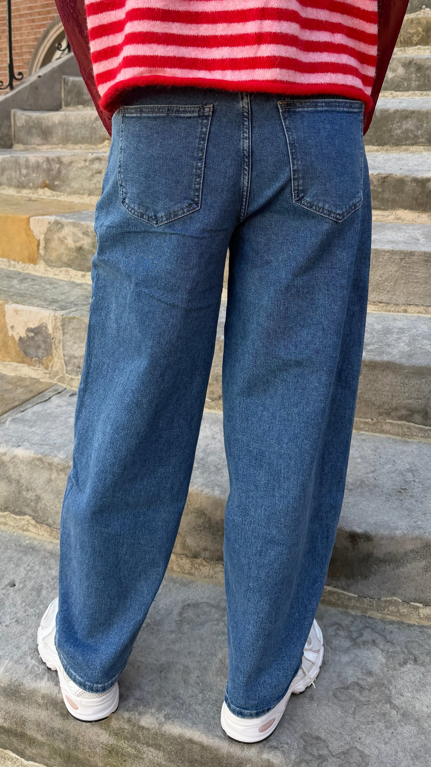 Barrel Jeans Lovely met hartjes