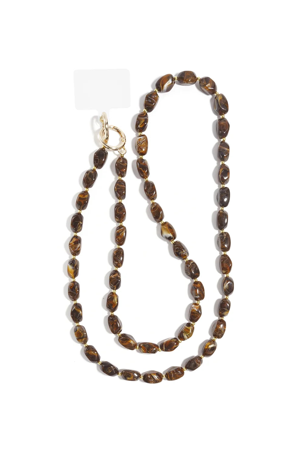 Telefoonkoord Lang Bruin