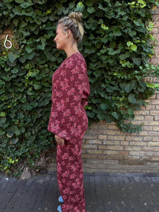 Harper & Yve Pants Holly Pinkstar Wine Berry