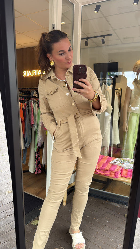 Jumpsuit Maud Beige