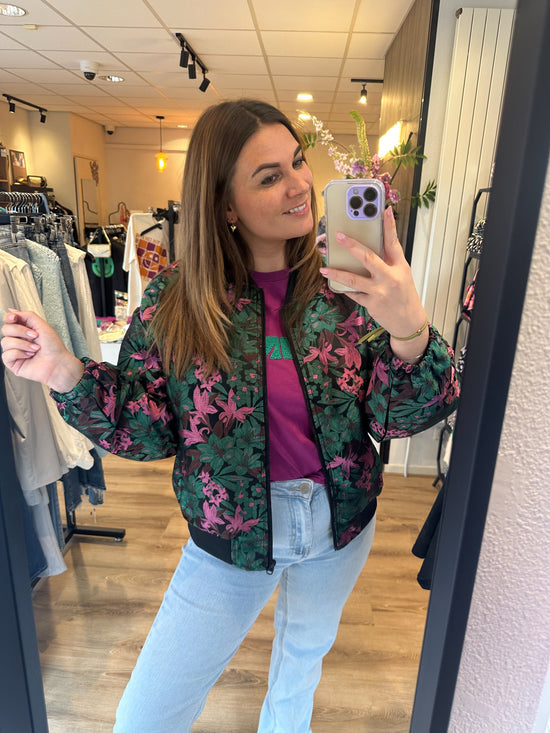 Bomber Jacket Bloom Green