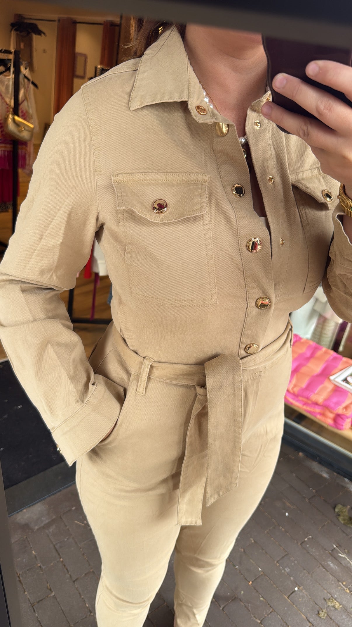 Jumpsuit Maud Beige
