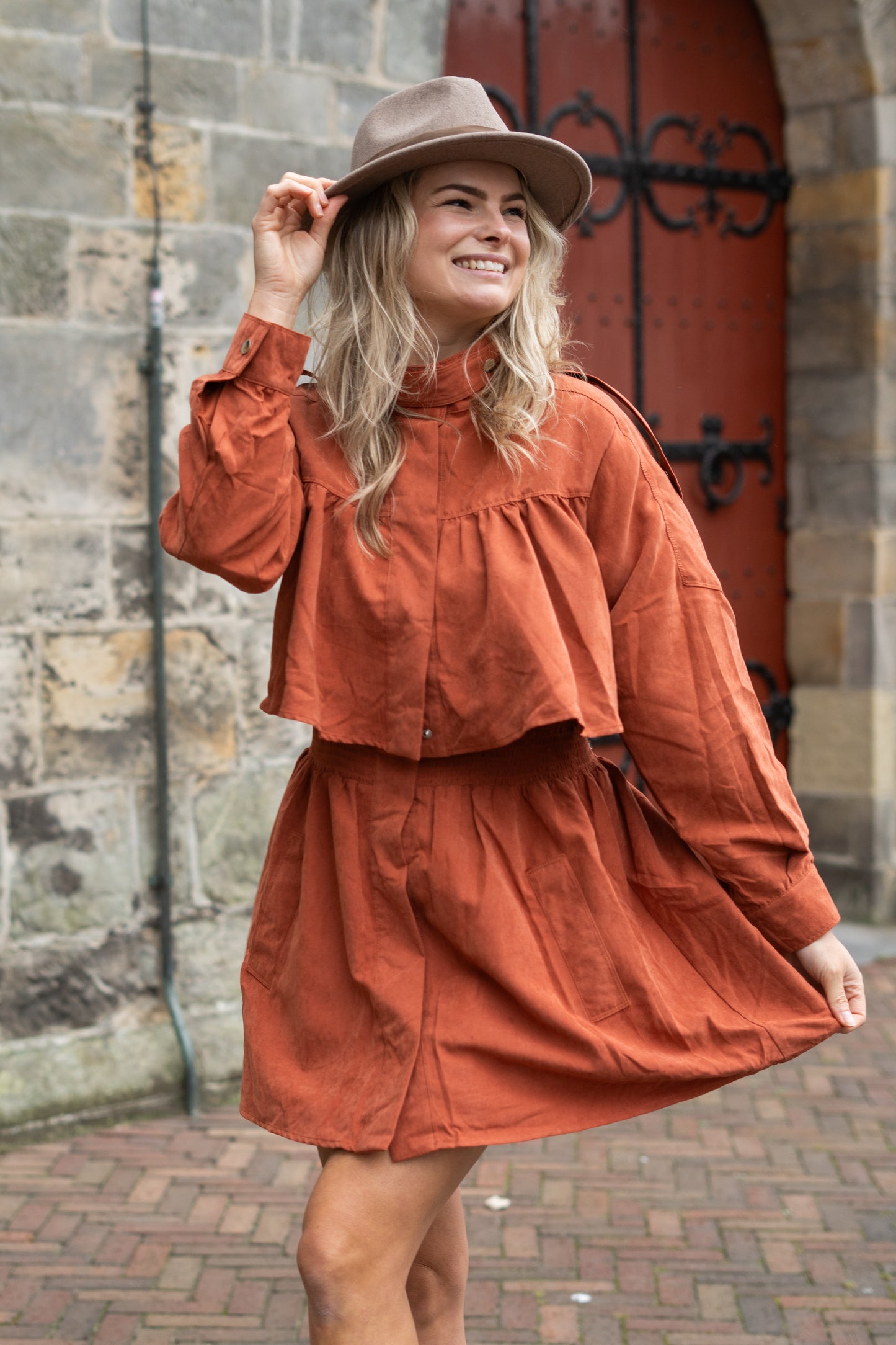 Jurk Nena Roestbruin
