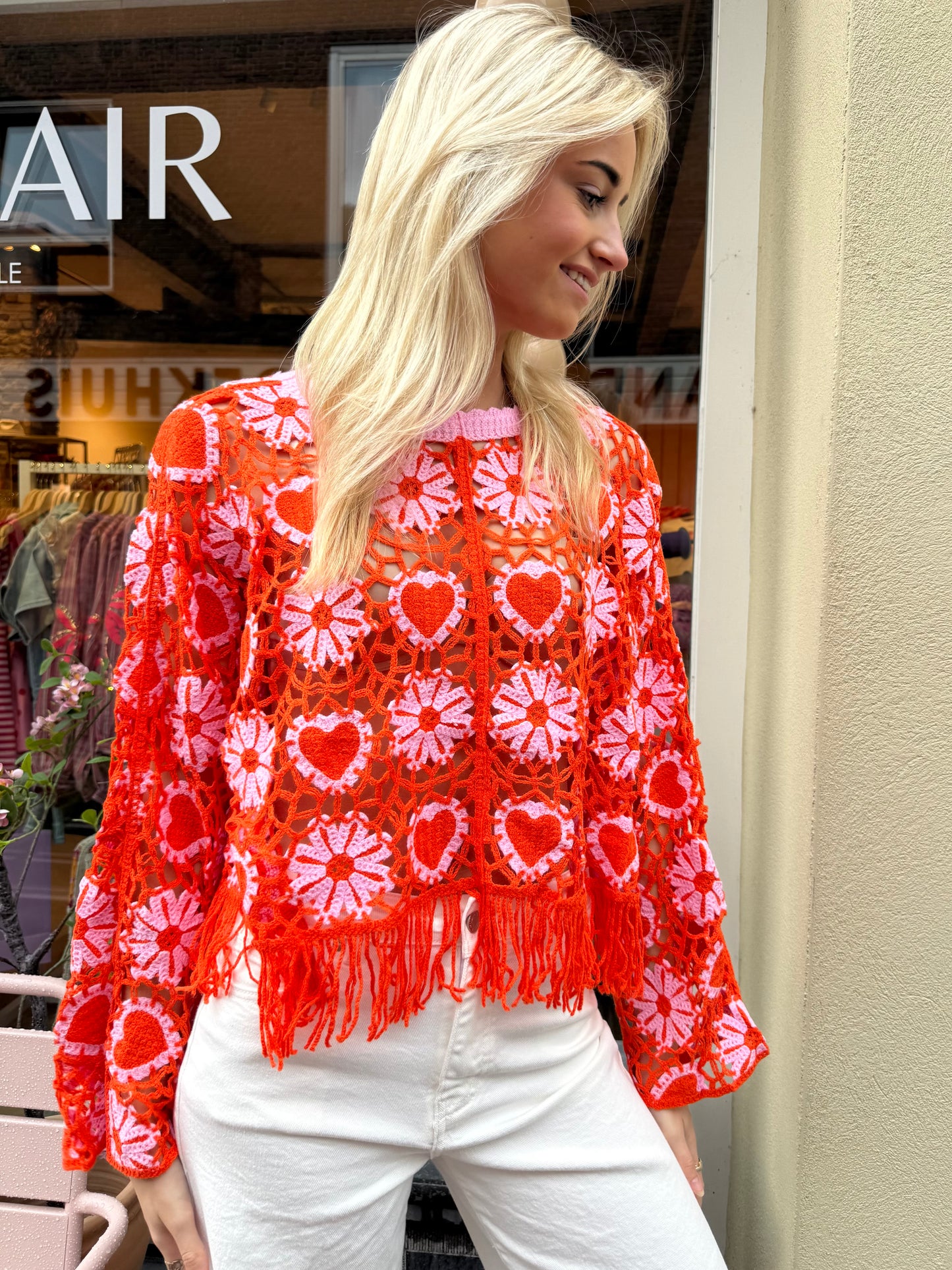 Top Donna Oranje Roze