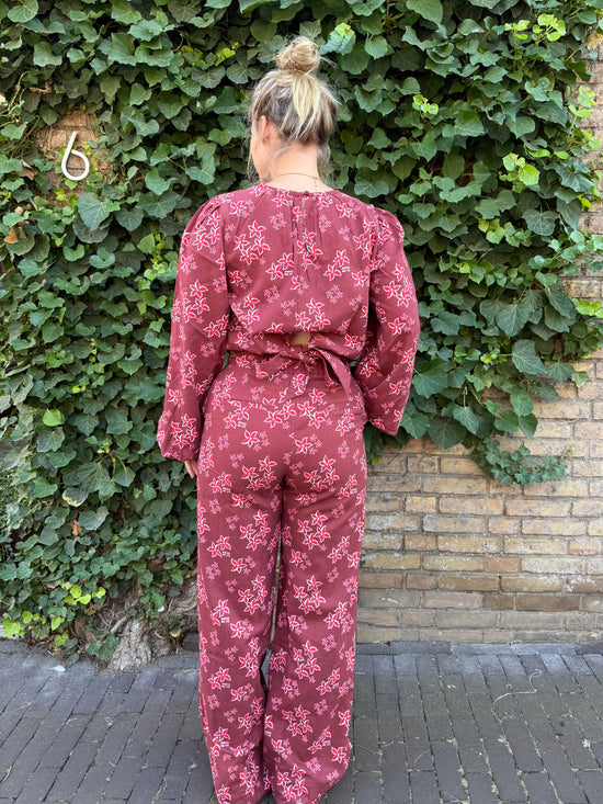 Harper & Yve Pants Holly Pinkstar Wine Berry
