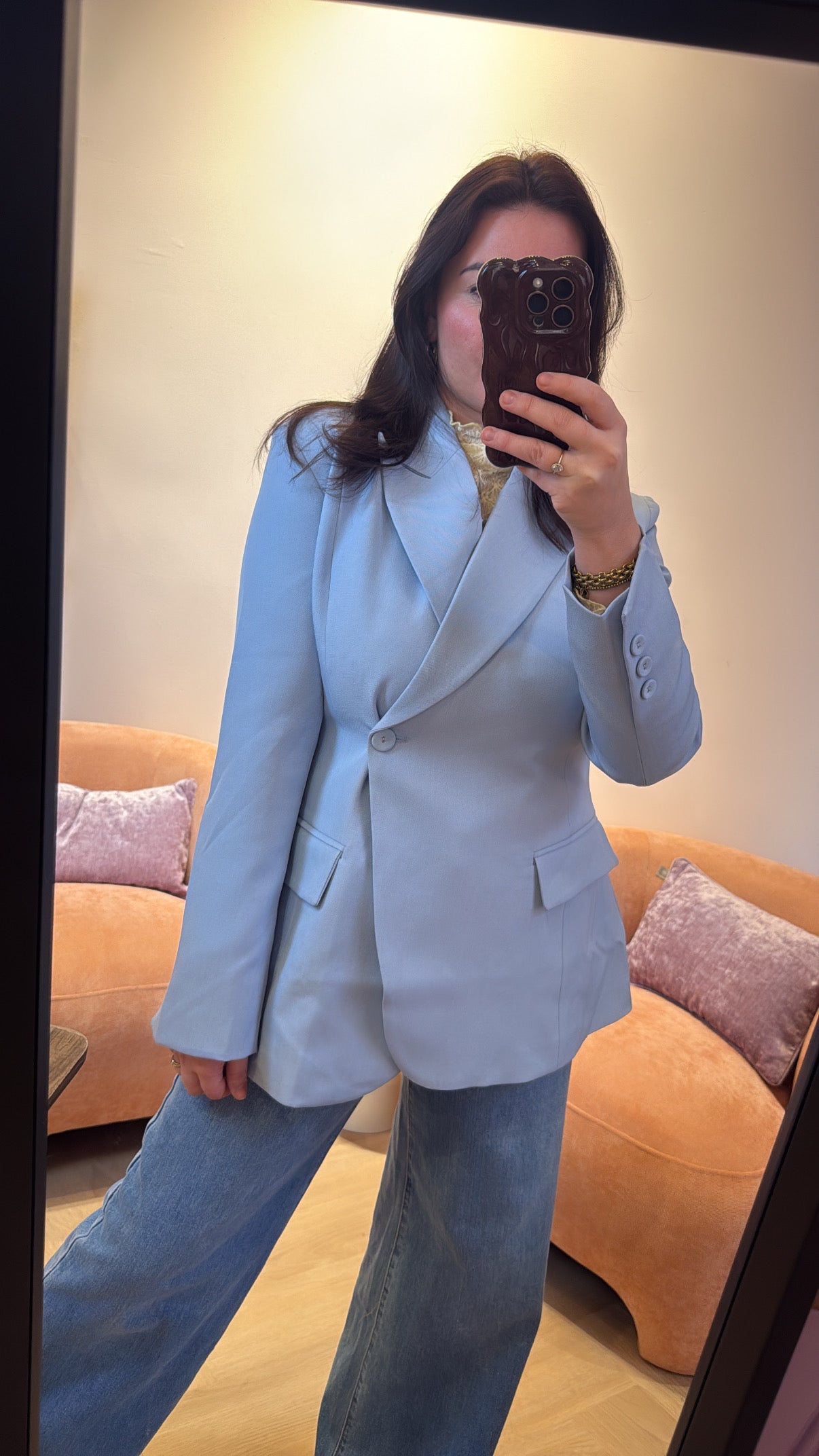 Blazer Demi Licht Blauw