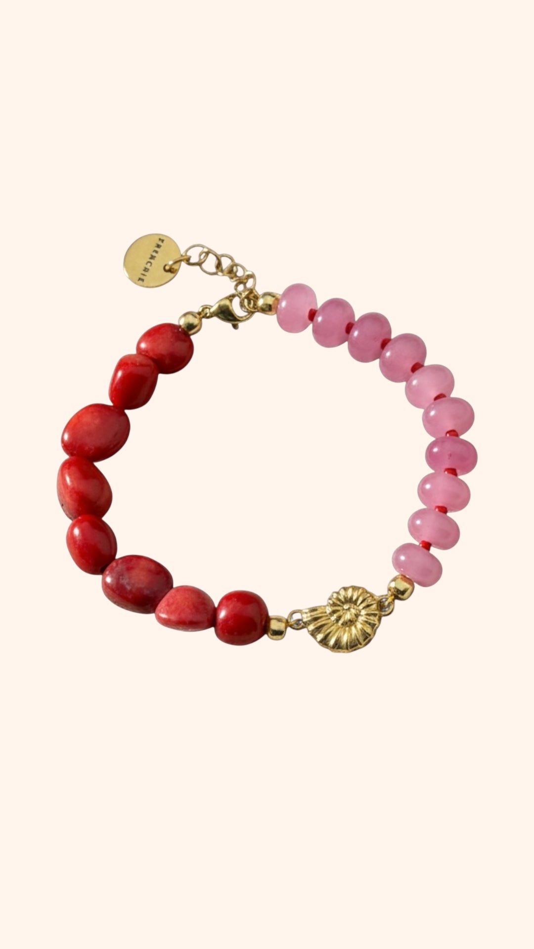 Bracelet Fiesta Rose - Studio Frenchie X Milou Pasman