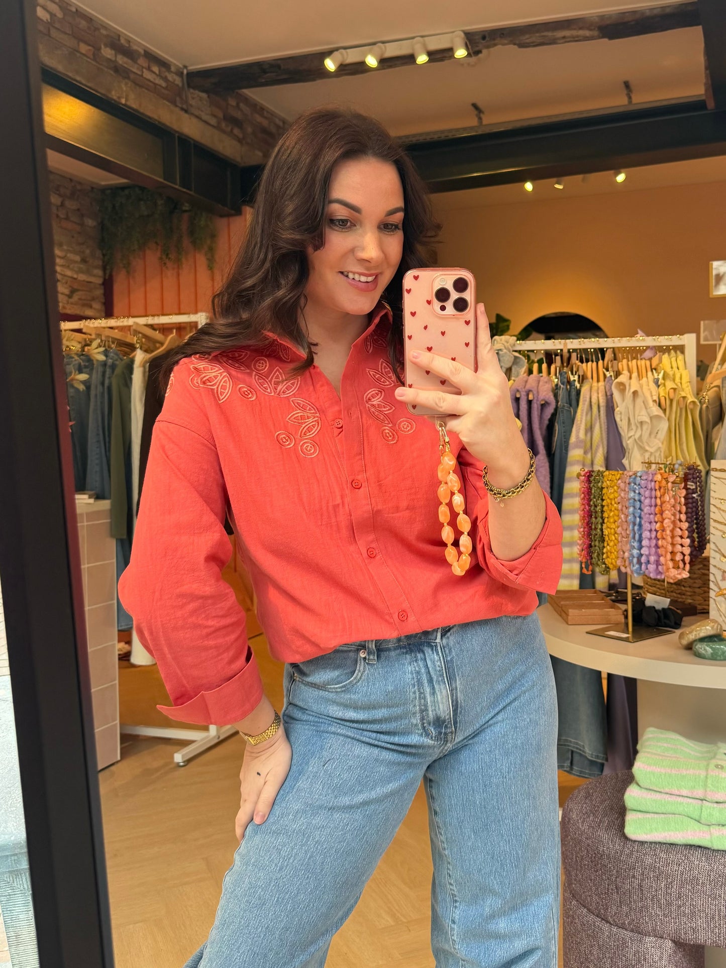 Blouse Amber Pink