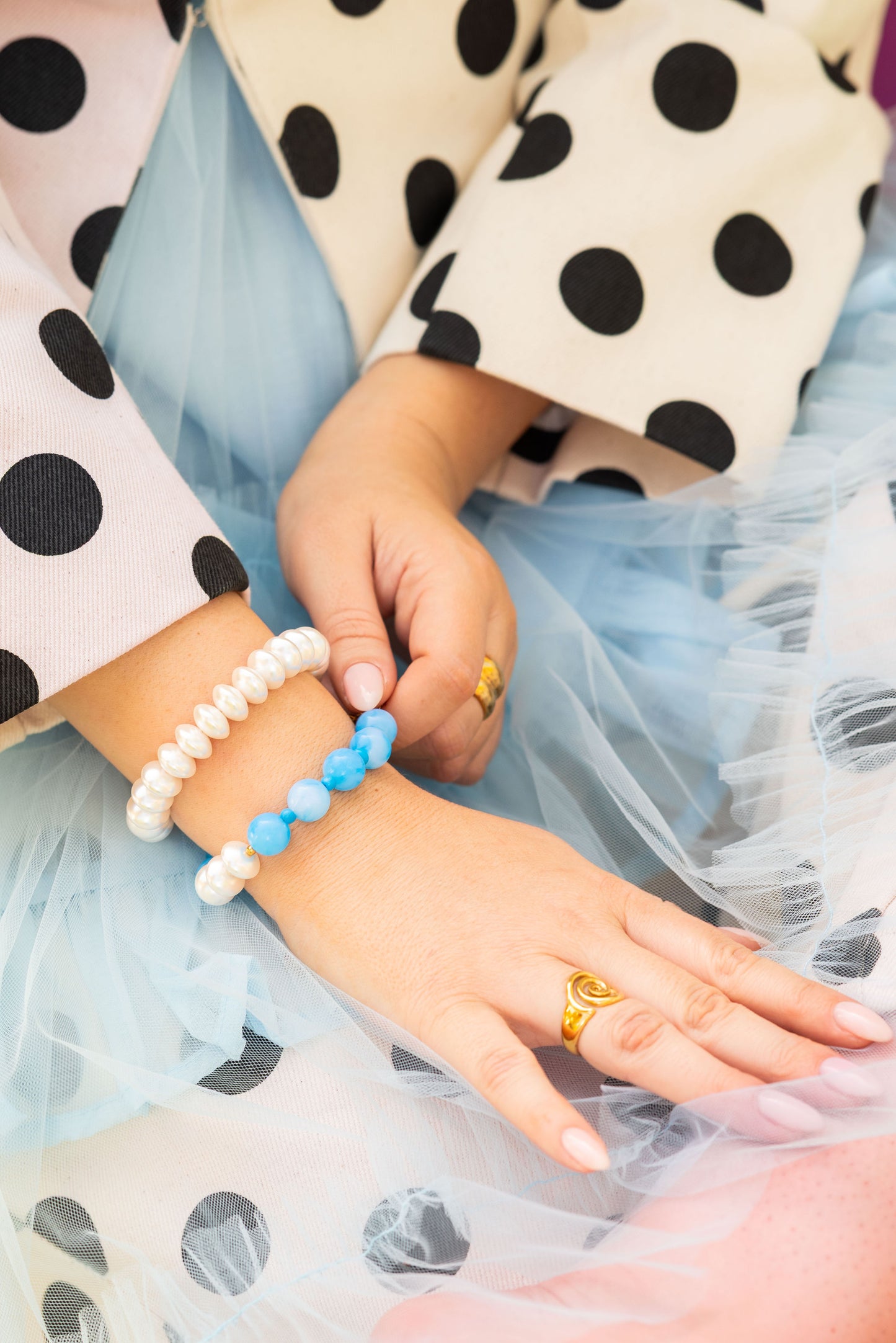Bracelet Azzurra - Studio Frenchie X Milou Pasman