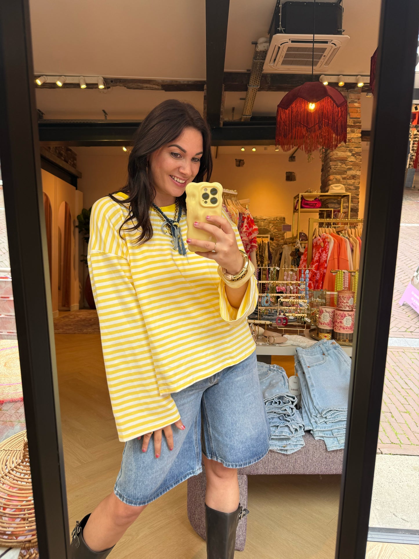 Longsleeve Aike Geel