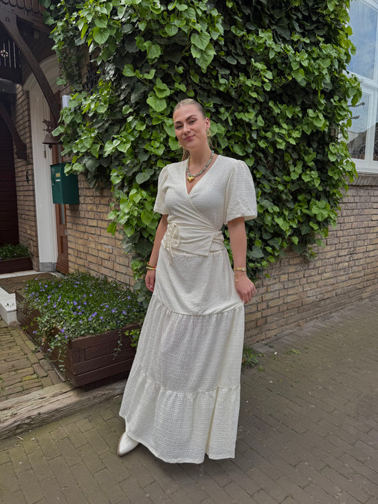 Colourful Rebel Dewi Knitted Structure Smock Maxi Skirt