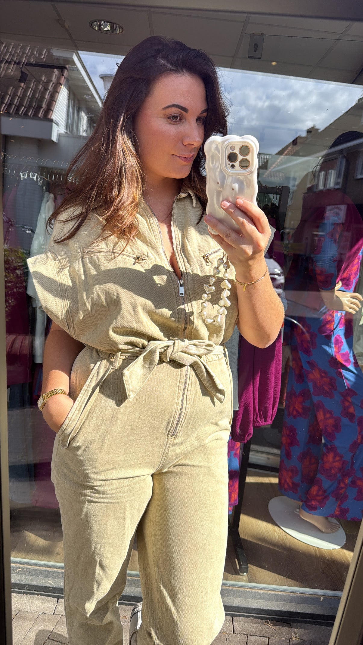 Jumpsuit Liv Beige
