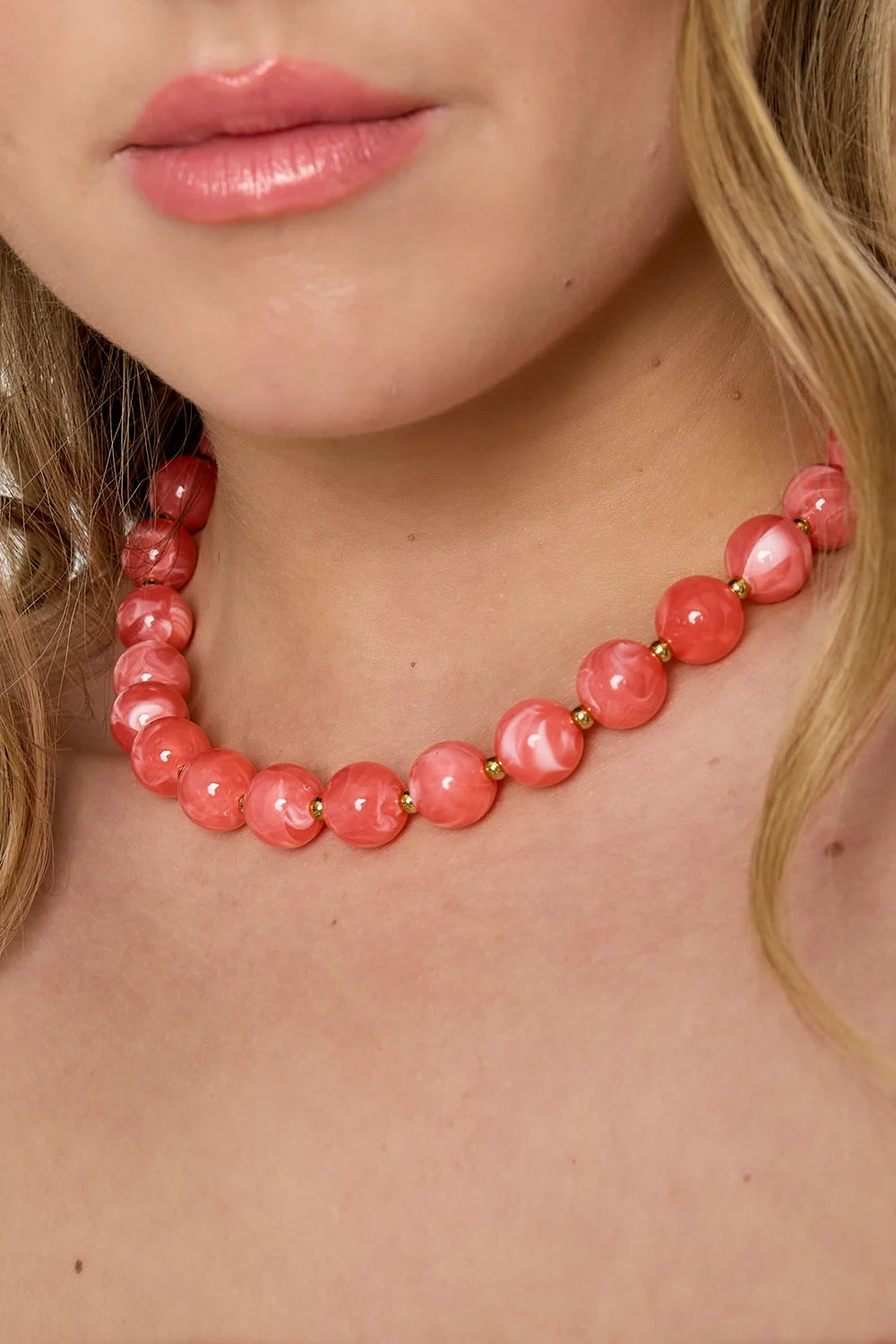 Ketting Rond 13.5mm Koraal