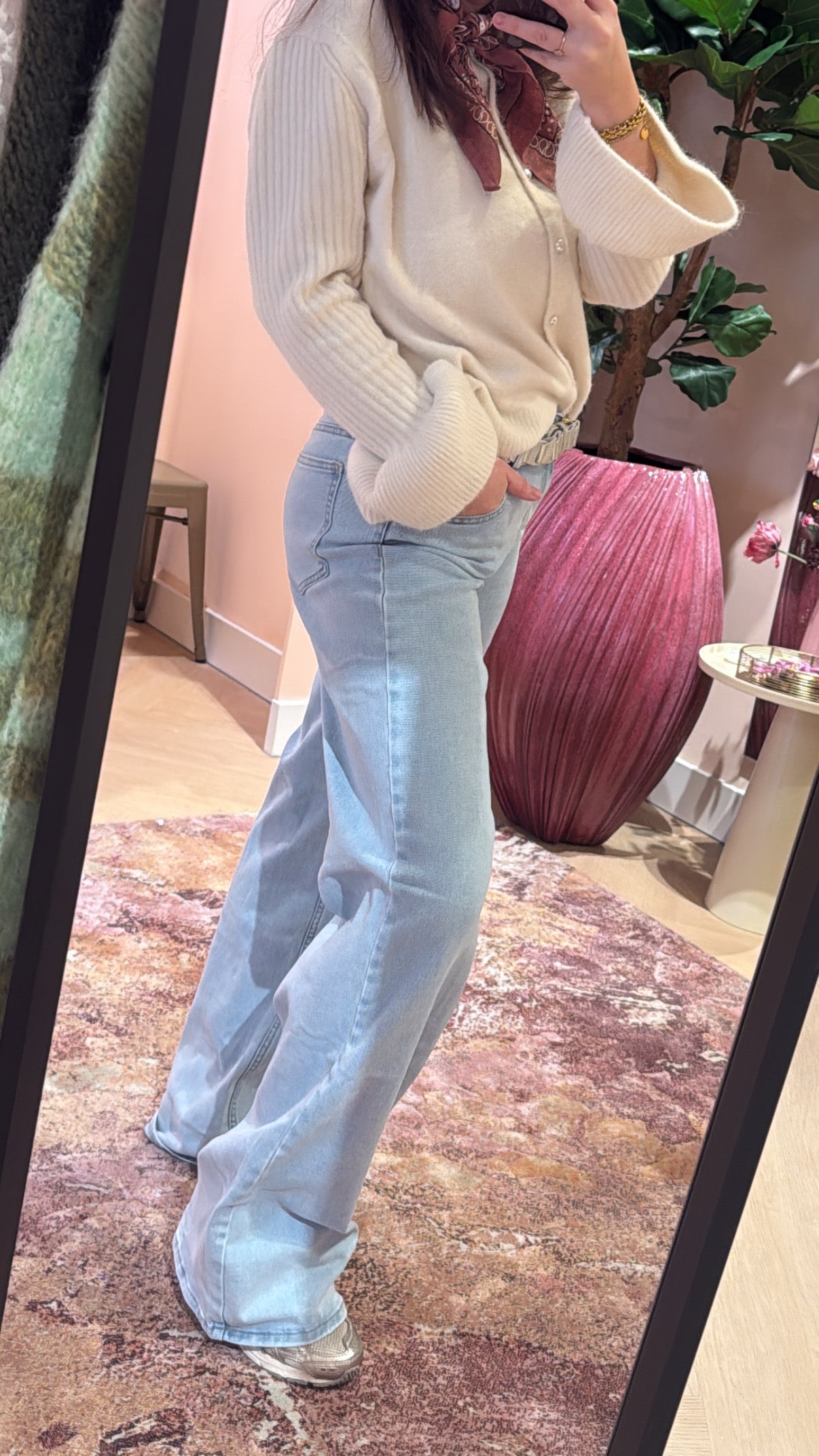 Jeans Liv Extra Long Mid Waist