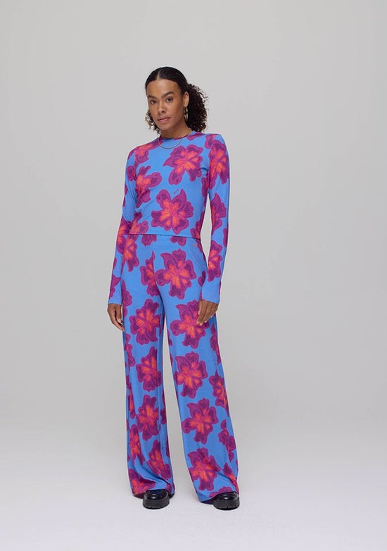 Harper & Yve Pants Jane Bold Flower Wild Aster