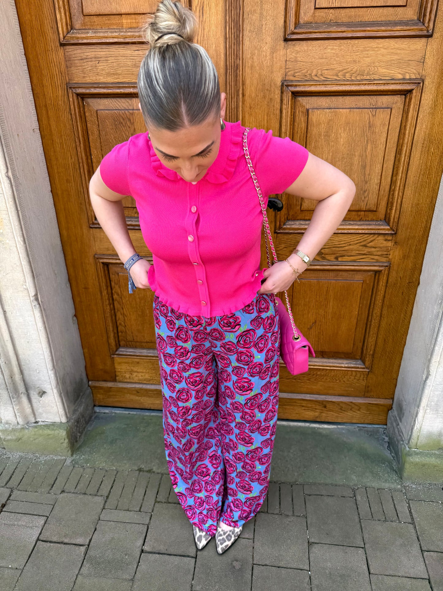 Harper & Yve Pants Riley Iconic Rose