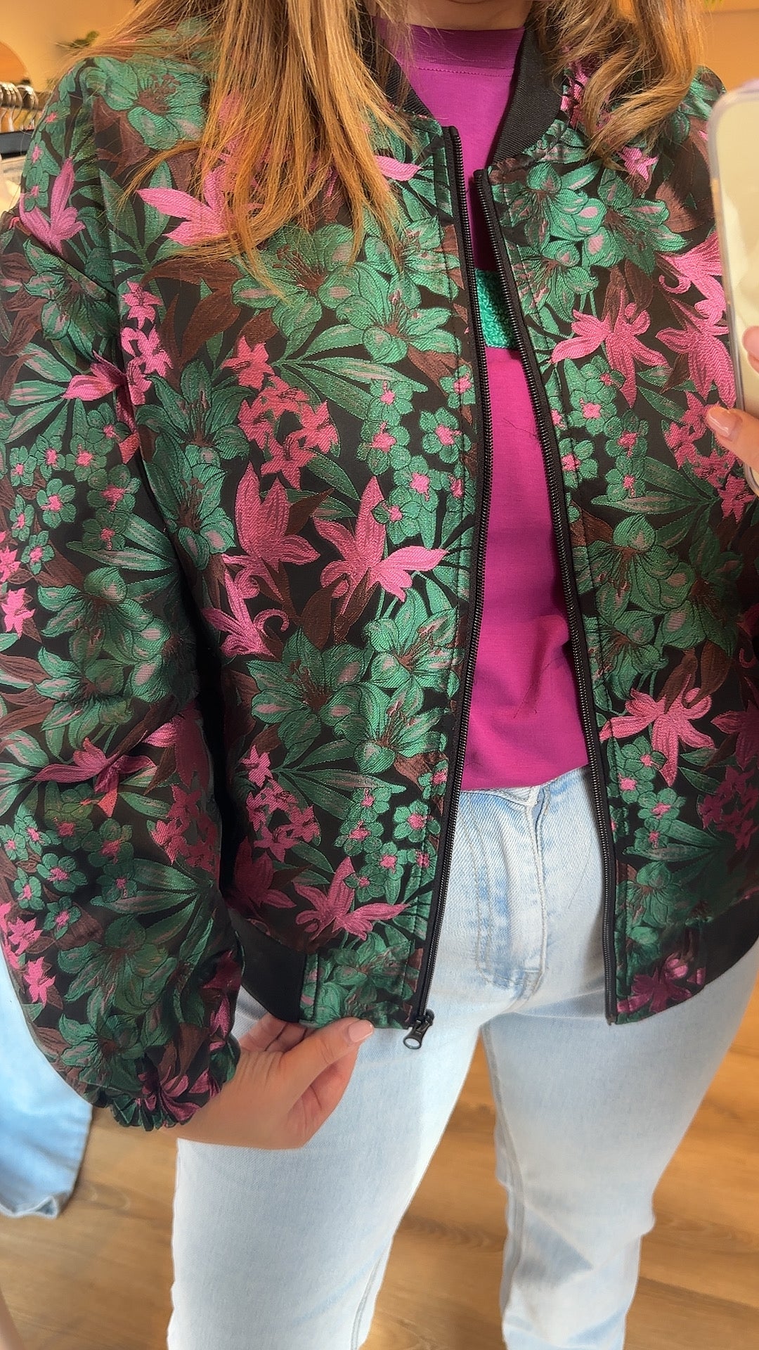 Bomber Jacket Bloom Green