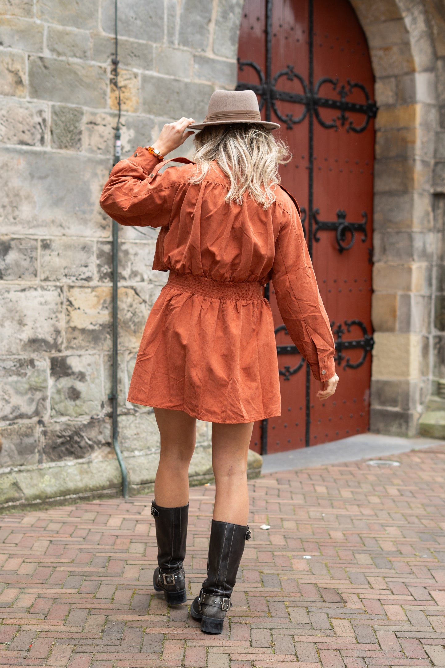 Jurk Nena Roestbruin