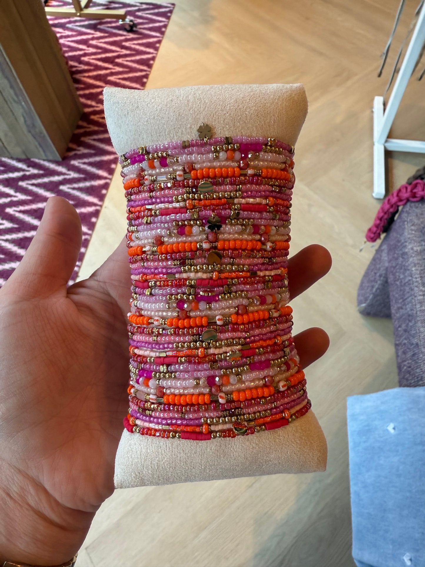 Armband Kleur Roze