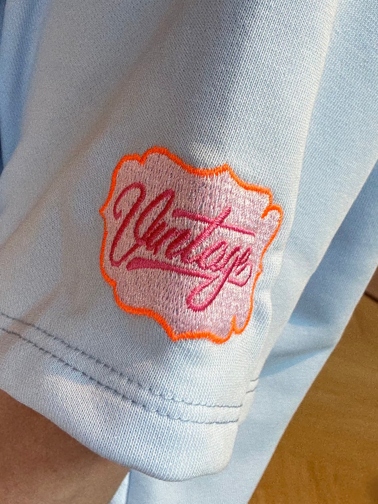 T-shirt Noe Vintage Blauw