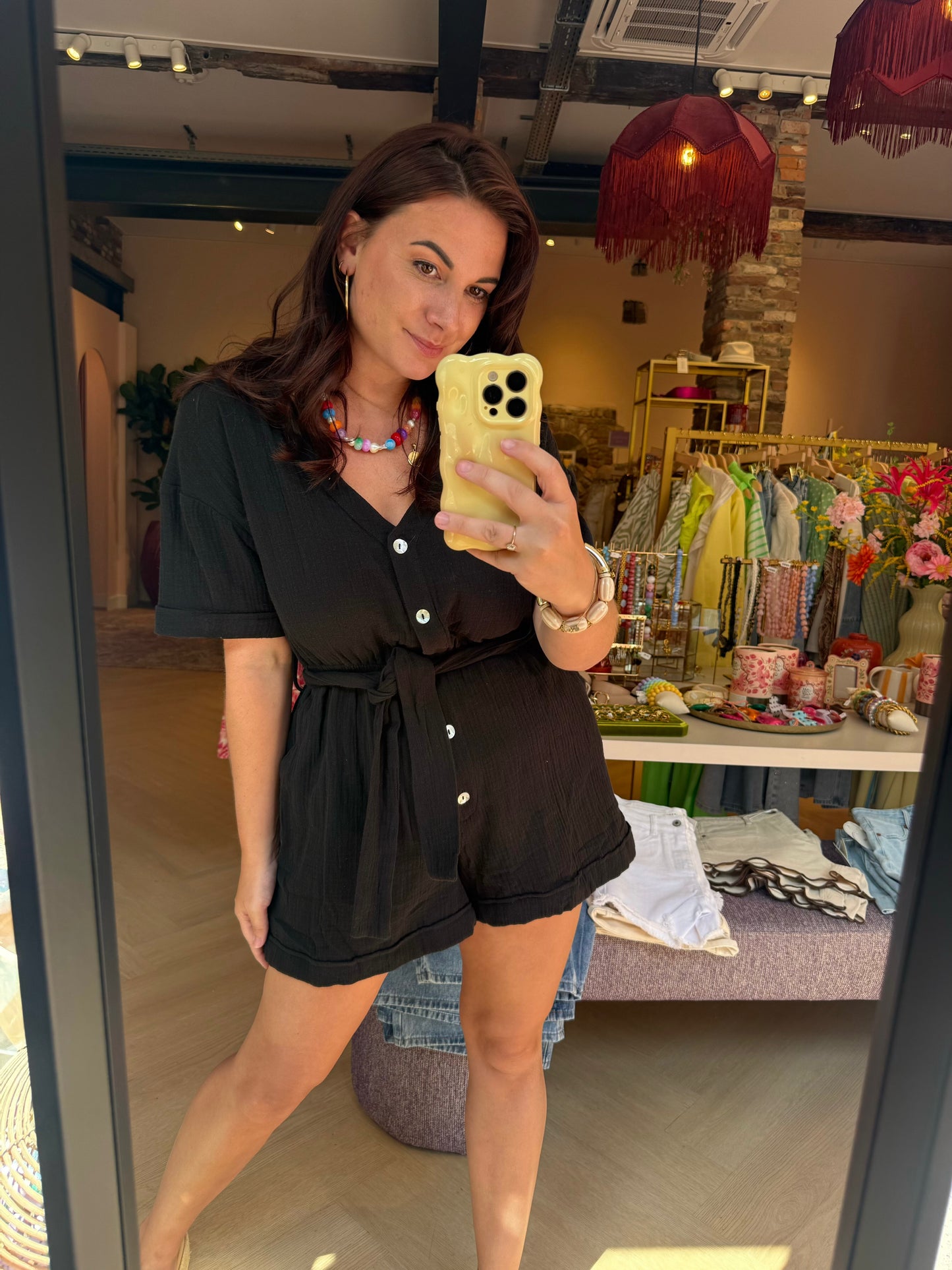 Playsuit Mae Zwart