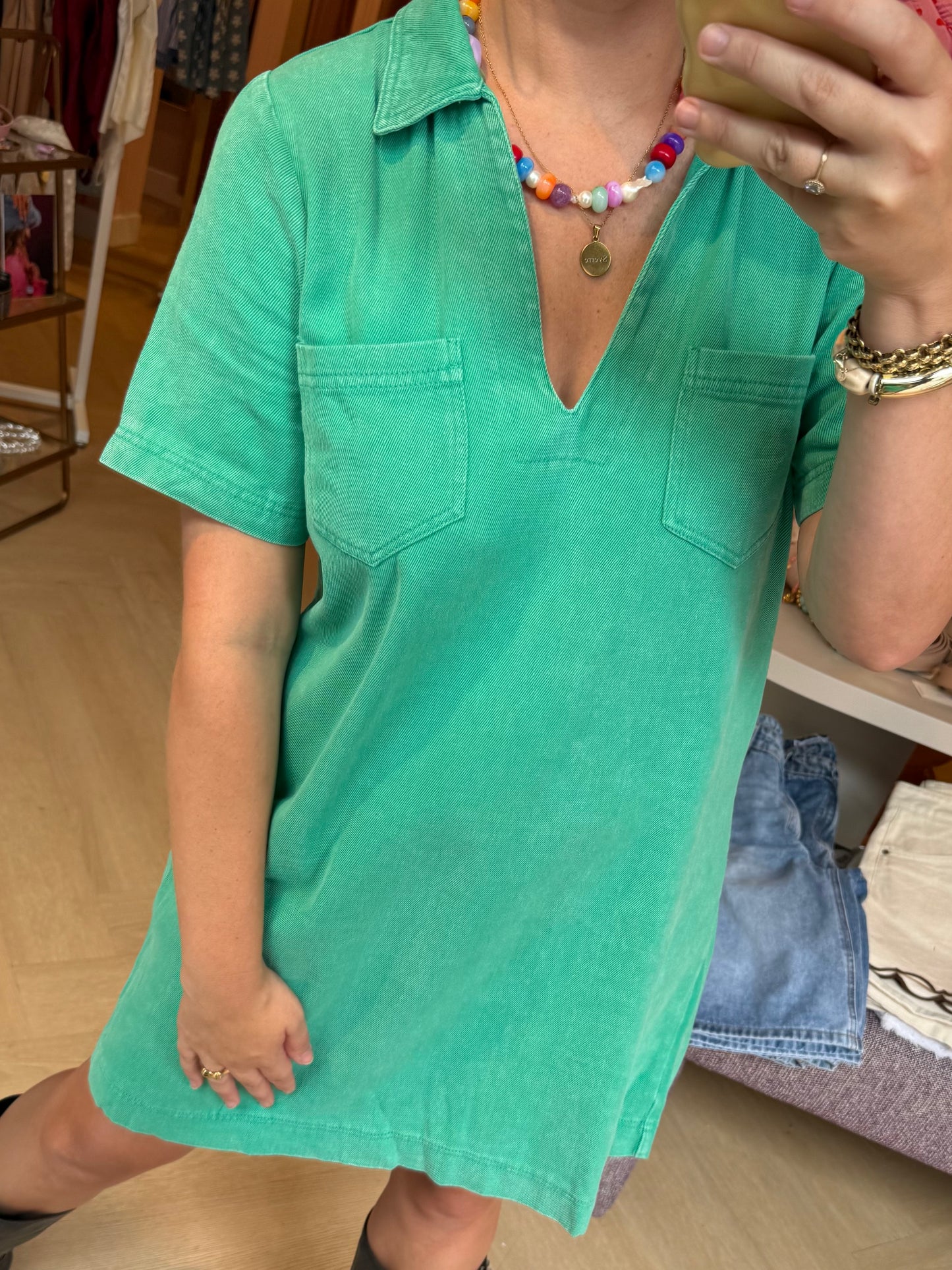 Jurk Elise Groen