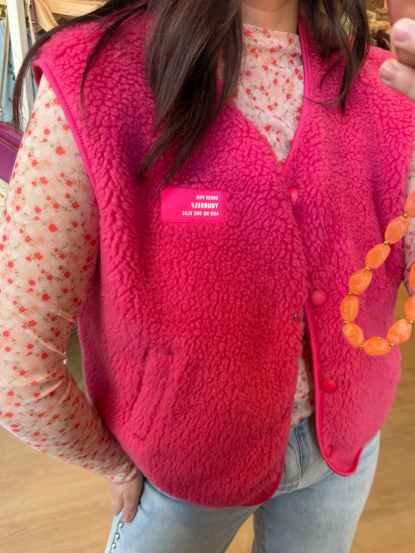 Gilet Dress for Yourself Roze