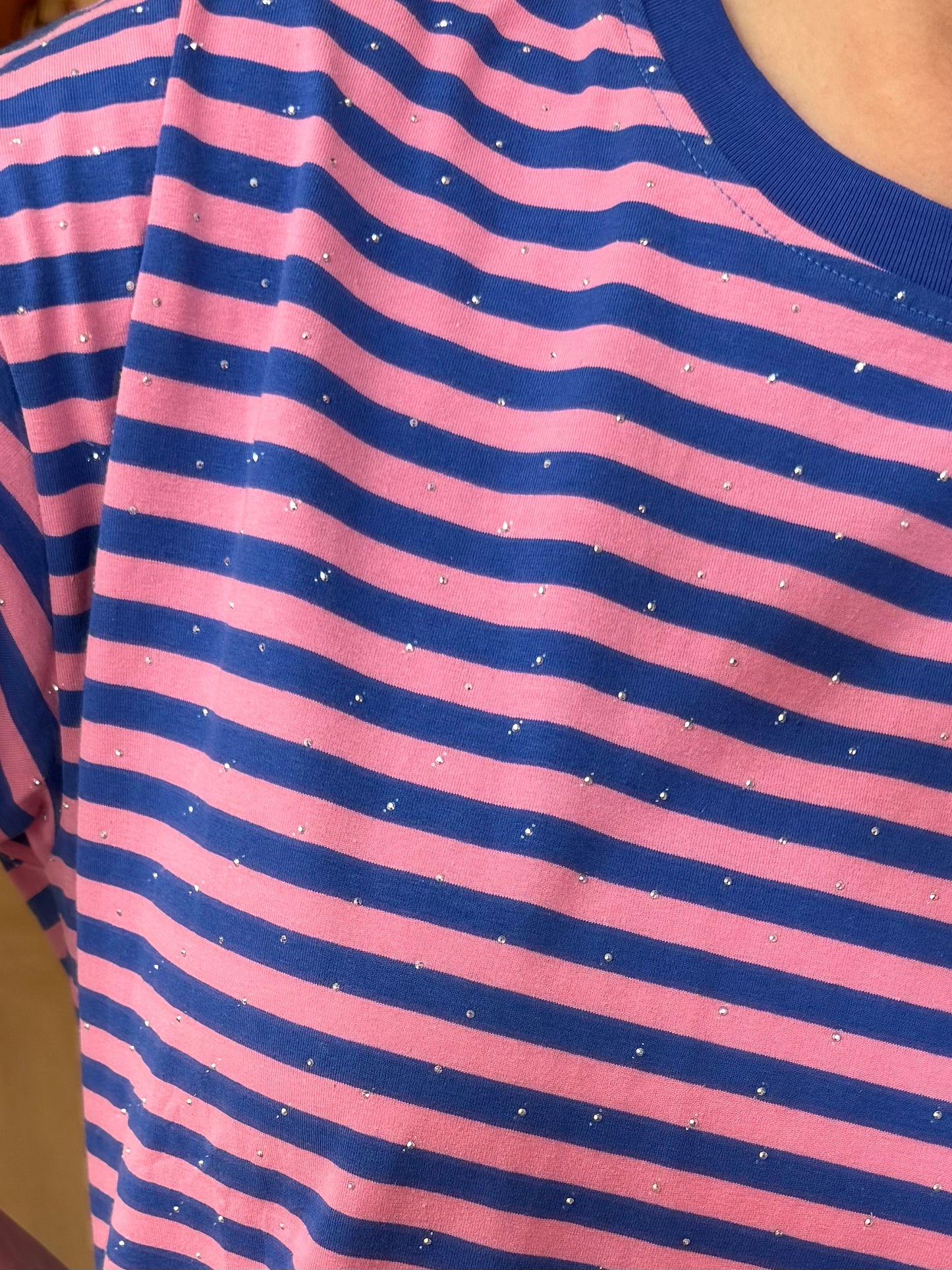 T-shirt Chrissy Kobalt Roze