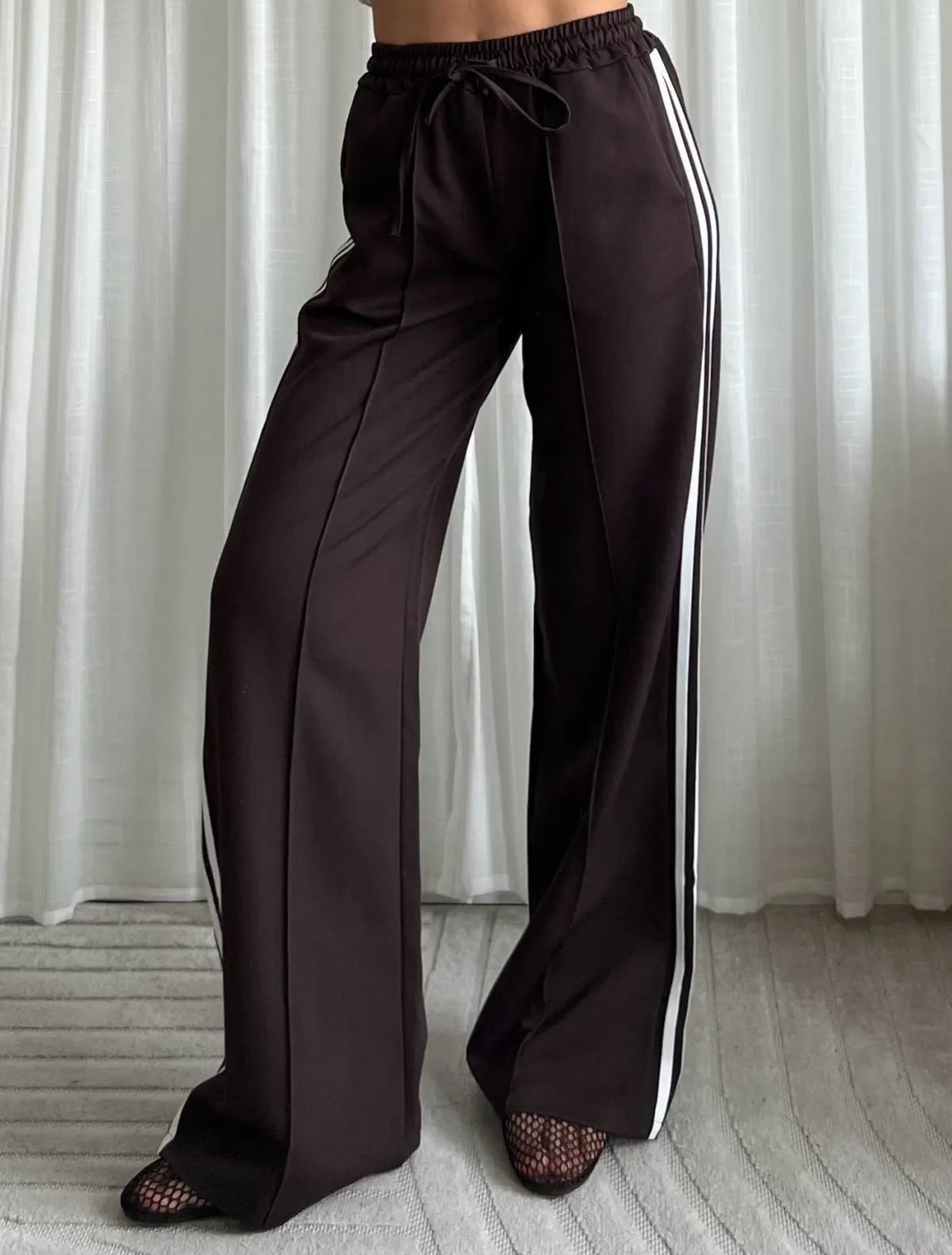 PRE ORDER - Pants Nadia Stripe Bruin