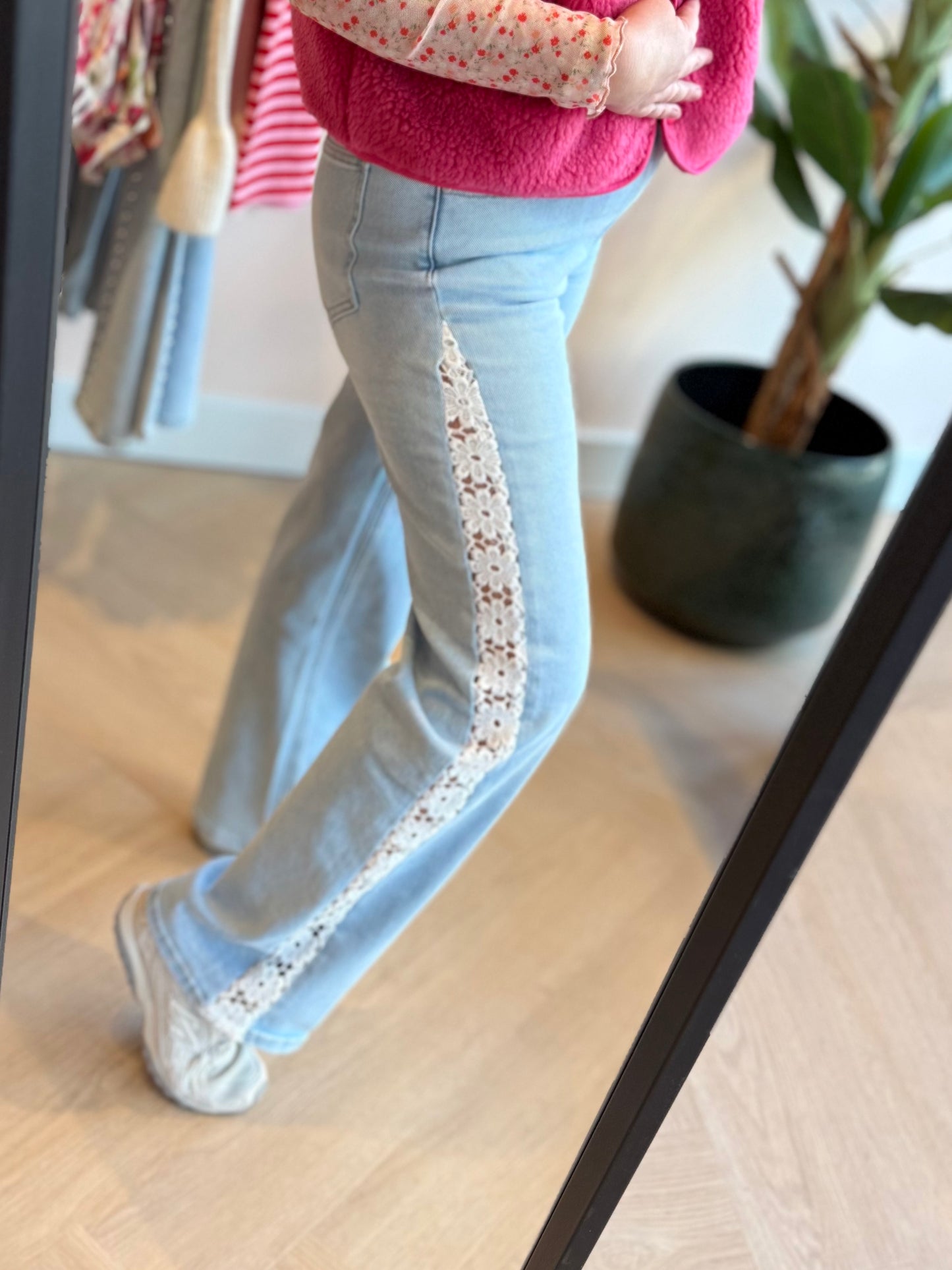 Jeans Lois Kant Wit Denim