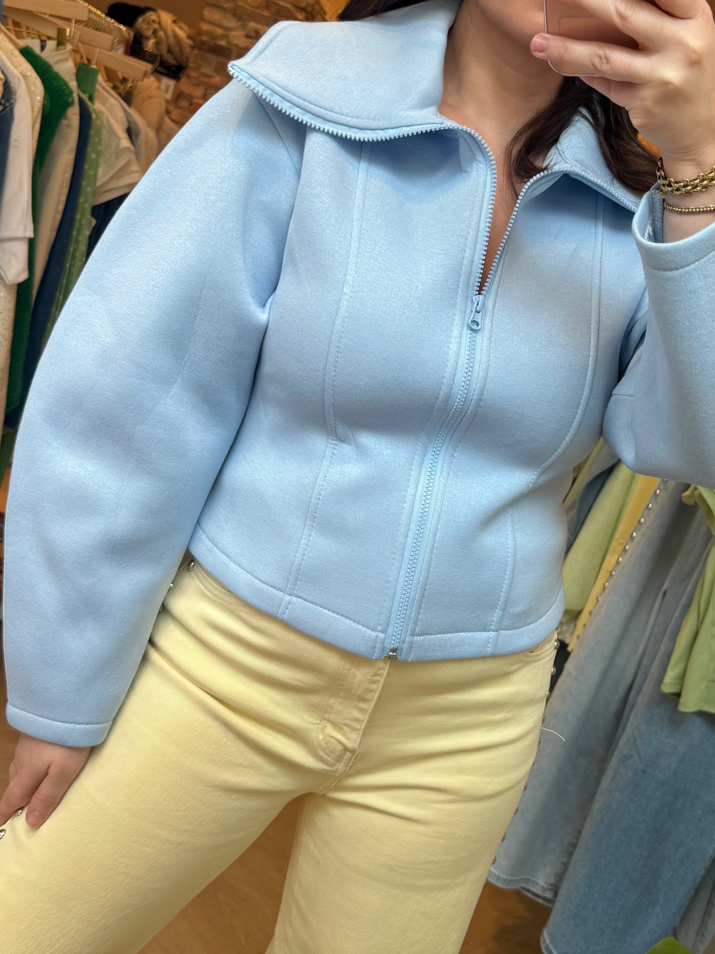 Vest Tess Licht Blauw