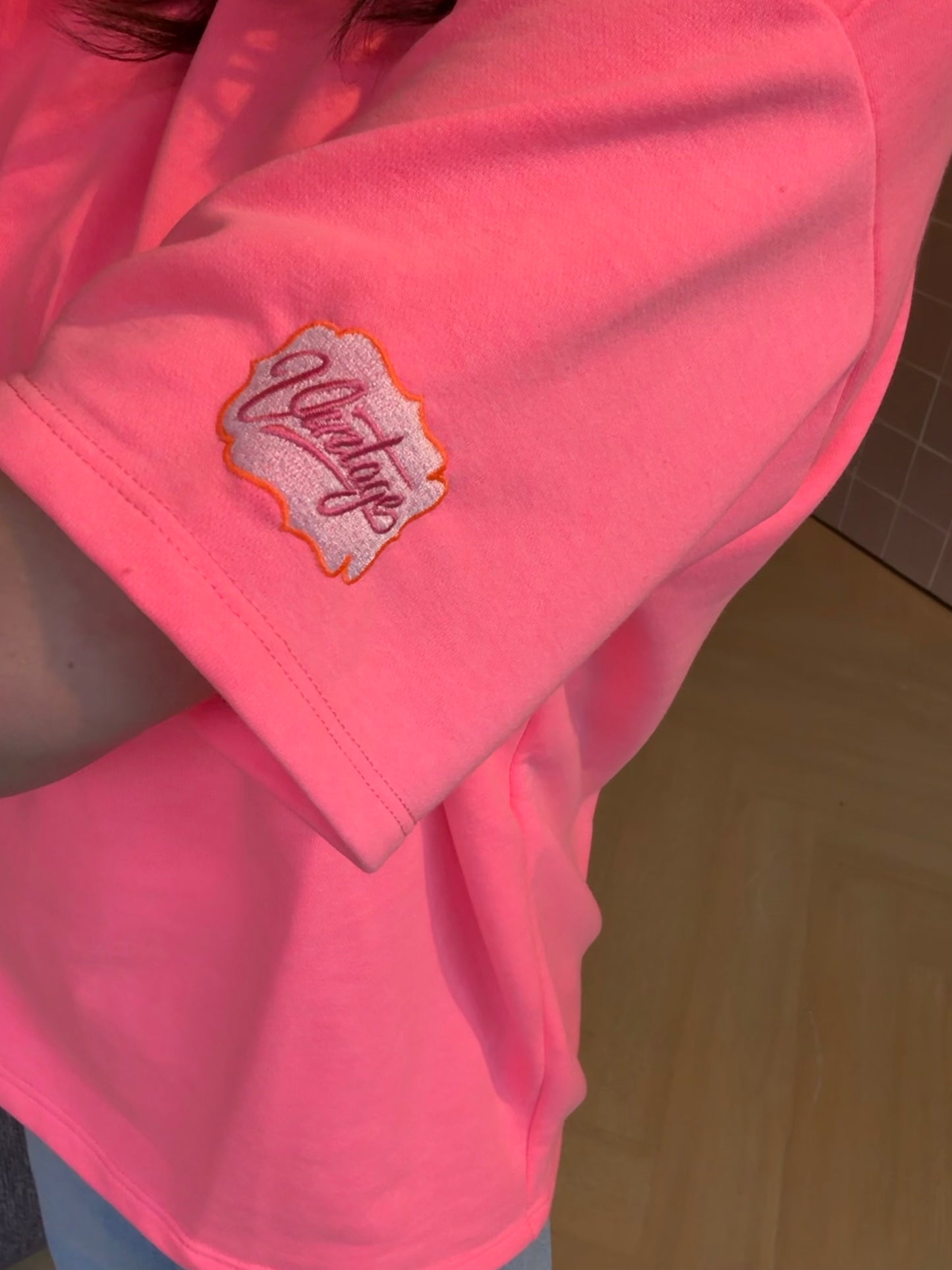 T-shirt Noe Vintage Neon Roze