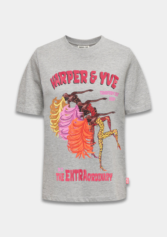 Harper & Yve T-shirt Extraordinary Grey Melee