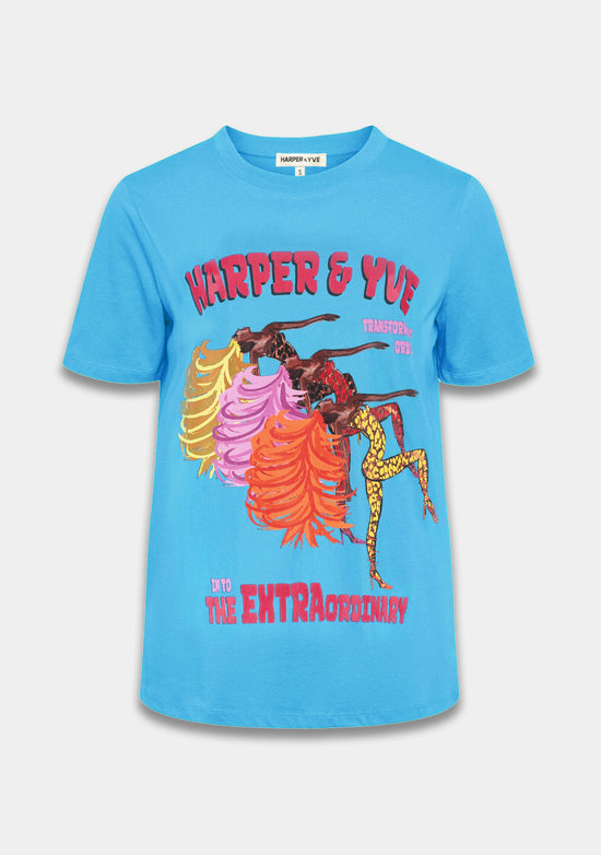 Harper & Yve T-shiirt Extraordinary Bold Blue