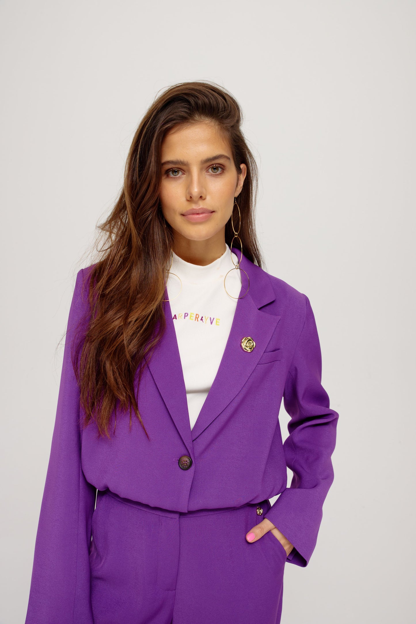 Harper & Yve Blazer Frederique Deep Violet