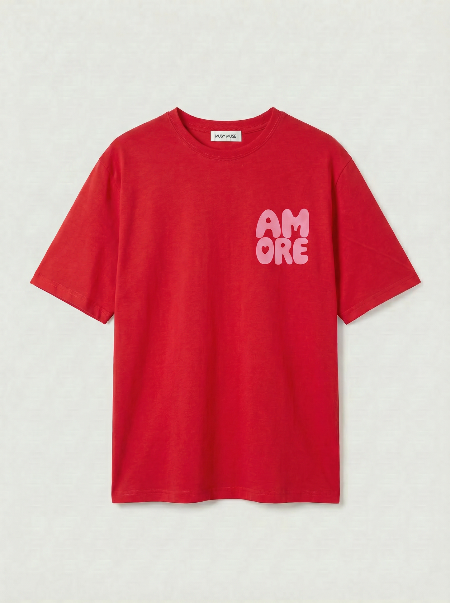 T-shirt Amore Rood